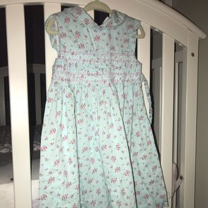 4t smocked floral dress